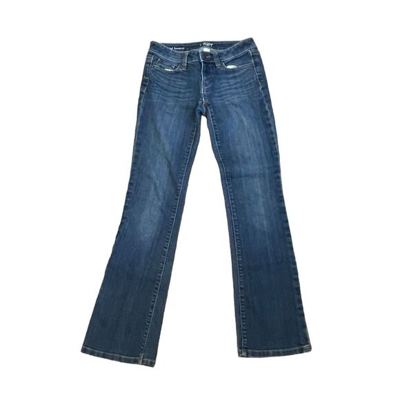 Loft Original Bootcut Jeans Blue Medium Wash Denim Low-Rise 5 Pocket 00P - Picture 2 of 9